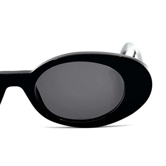 NEW Palm Angels Black Oval Sunglasses main image 7